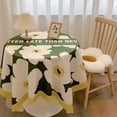 thumbnail image 4 of Flannel Tablecloth  Style Finnish Flower High-end Sense Internet Celebrity Photo Decorative Cloth Student Desk Coffee Table Mat Tablecloth, 4 of 7