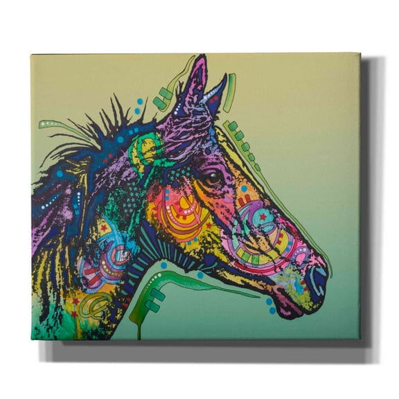Epic Graffiti 'Basha Custom-3' by Dean Russo, Giclee Canvas Wall Art, 30"x26"