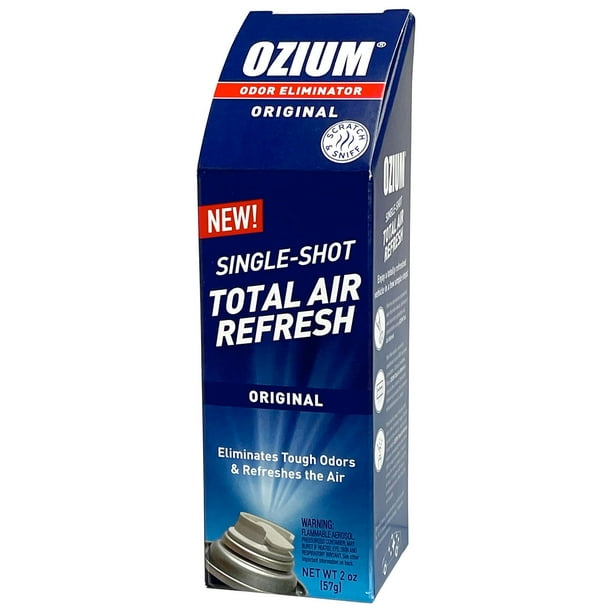 Ozium SingleShot Total Air Refresh 2oz Car Fogger Odor Eliminator