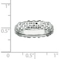 thumbnail image 2 of Sterling Silver Rhodium Ring, 2 of 7