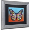 thumbnail image 2 of Trademark Fine Art 'Butterfly' Canvas Art by Dean Russo, Black Matte, Silver Frame, 2 of 4