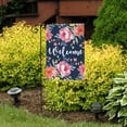 thumbnail image 4 of Watercolor Floral Spring Garden Flag Welcome Flowers 12.5" x 18", 4 of 5