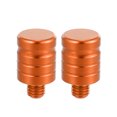 thumbnail image 1 of 2uds M8x1.25 Moto Izquierdo Lado Espejo Agujero Tapones Tornillos Naranja, 1 of 7