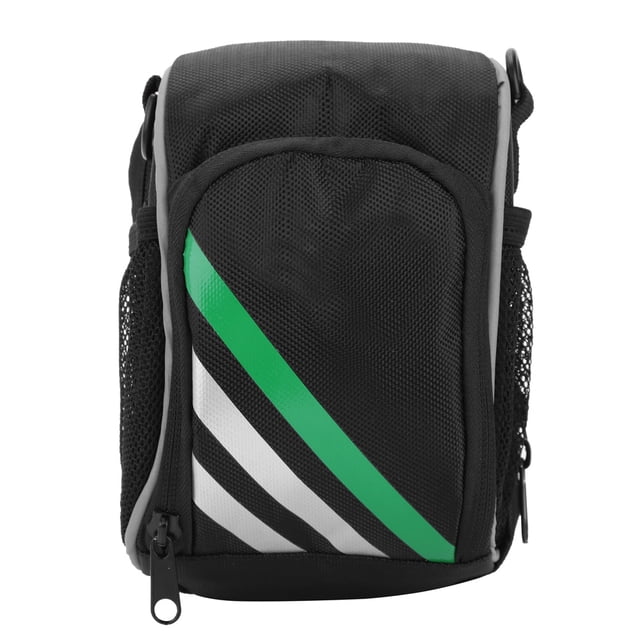 Bolsa de nailon para aventuras en bicicleta, práctica bolsa para manillar delantero para guardar deportes al aire libre