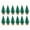 Color:Green, variant on 12Pcs Mini Christmas Tree Pine Trees DIY Christmas Decorations for Home Table