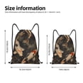 thumbnail image 2 of Balery Koi Fish Tranquility Pattern Drawstring Backpack Bag Sport Gym Sackpack Cinch Bags Pattern Drawstring Backpack Bag Sport Gym Sackpack Cinch Bags -Small, 2 of 6