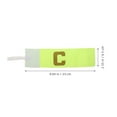 thumbnail image 2 of USHOBE 5Pcs Fluorescent Green Sports Captain Armbands For Unisex 9X2.6X0.1in, 2 of 8