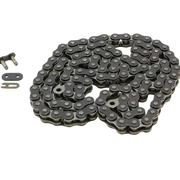 Max Motosports 420x132 Black Drive Chain 420 Pitch 132 Links replacement for 110cc 125 YX Lifan Zongshen Pit Dirt Bike SSR Honda CRF50