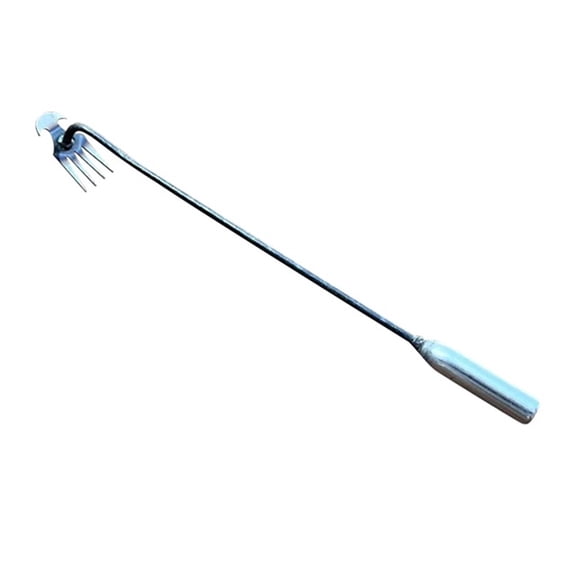 Tkrady Weed Puller Tool, Garden Weed Puller Manual Household Agricultural Tool Remover Weeding Loosening, 11'' Hand Weed Remove Tool for Garden, Weeding Tool with 4 Claws