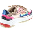 thumbnail image 5 of Yoki Tubuler-04 Women's Chunky Trainer Sequin Lace Up Fashion Sneaker, 5 of 7