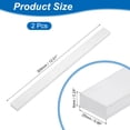 thumbnail image 2 of Uxcell Square 6063 Aluminum Flat Bar, 2Pack 1/4" Thickness 1" Width 12" Length, 2 of 7