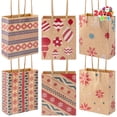 thumbnail image 1 of Bolsas de Regalo JOYIN Navidad de Papel Kraft 24 piezas 13x11x5 cm, 1 of 8