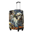 thumbnail image 2 of Cauagu Sunflower Field Spotted Dog Print Travel Luggage Cover,Travel Dust-proof Suitcase Cover Softside Suitcase Protector for 18-32inch,Not Included Suitcase, 2 of 8
