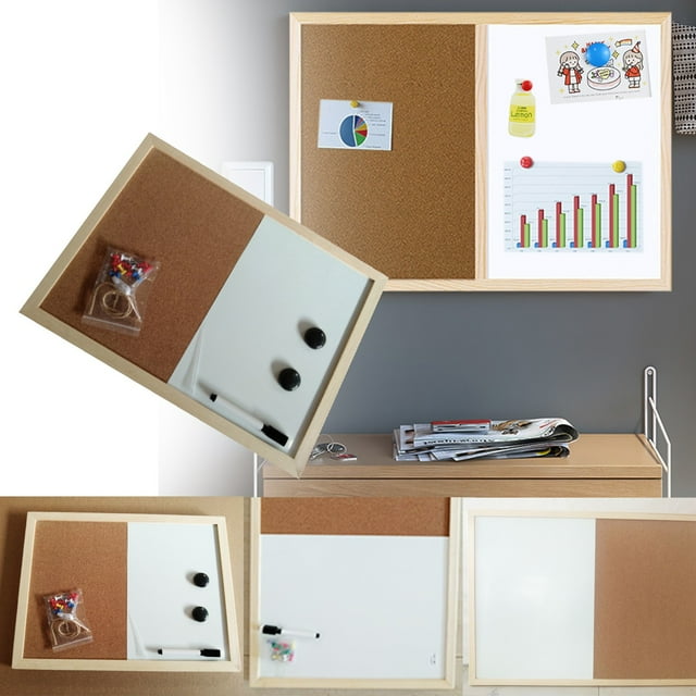 Message Board For White Board Blackboard Cork Board Message Board Photo Board Stationery Pens Set Craft Tables for Adults with Storage Crafts for Kids Ages 4-8