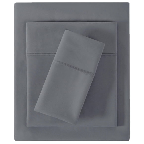 Softan Twin Size Sheet Set - Soft Twin Bed Sheets - Brushed Microfiber Fitted Sheet with 15" Deep Pockets - Single Bed Sheets for Twin Bed - Bedding Sheets & Pillowcases, Dark Grey