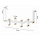 thumbnail image 5 of 10X Hook Wood Hooks over the Door Home Bathroom Organizer Rack Clothes Coat Hat Hanger Holder Door Hang, 5 of 5