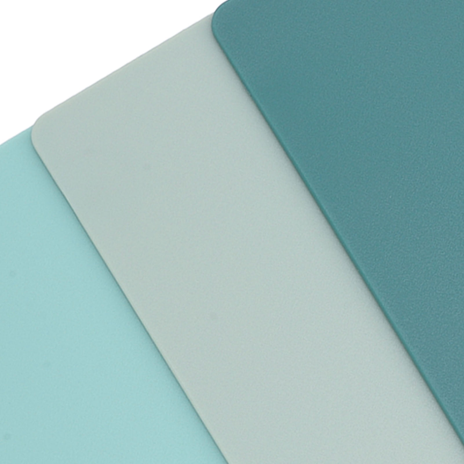 YAHHU 4PCS Plastic Cutting Boards Set Color Coded Chopping Boards with Storage Stand Reversible Paddle Shape for Home Kitchen Restaurant, 9.3x7.9 inches / 23.5x20 cm