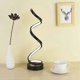thumbnail image 2 of LED Spiral Table Lamp - 11W Warm White Eye-Caring LED Bedside Curved Lamp Postmodern Bedroom Living Room Small Night Light(Black,Warm Light), 2 of 5