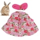 thumbnail image 1 of Vestido de Conejito para Mascotas Arnés para Vestido de Perro Y Juego de Correa Ropa de Conejos para Conejillo de Indias Arnés Chaleco Y Correa para Conejo melocotón ANGGREK Otros, 1 of 8