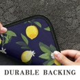 thumbnail image 6 of Yellow Lemon Fruits DarkBlue Pattern Door Rugs,Washable Non Slip Door Mats Indoor,Decorative Door Mats,Entry Mat Indoor for Entrance,Bedroom,Kitchen,Bathroom,30"x17", 6 of 6