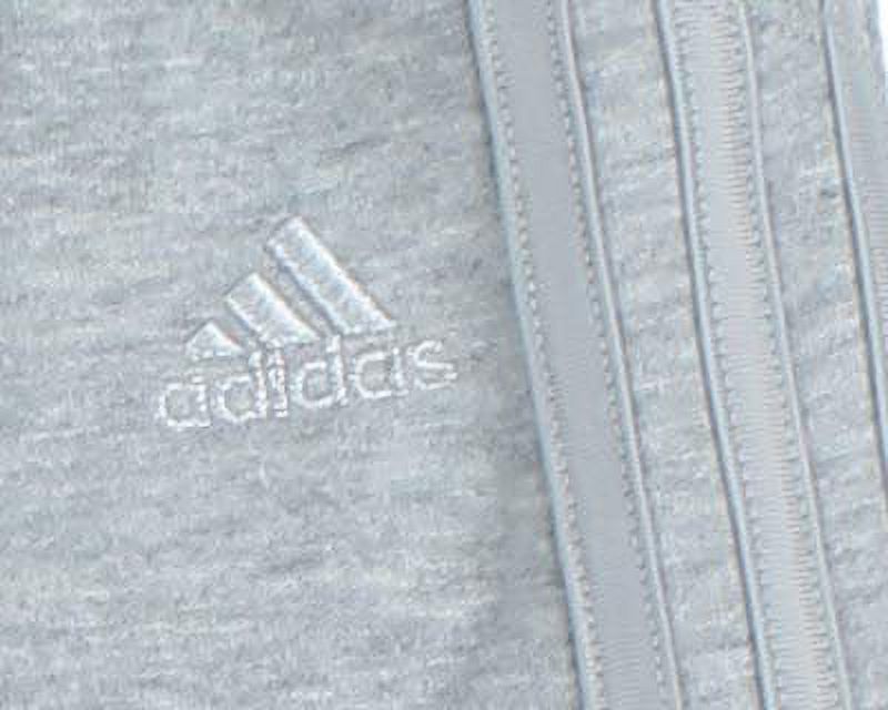 adidas Girls French Terry Pants Grey Heather, Small - image 2 of 2