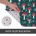 thumbnail image 6 of Rateoe Amanita Mushroom Pattern Flannel Door Mat Indoor Outdoor Entrance, Waterproof All-Weather Doormat,Fade Resistant, Low Profile Entryway Mat 16x24in, 6 of 7