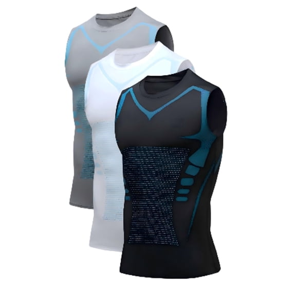 LRGSHF Shirt for Men, Shaping Sleeveless Shirt, Shape & Control, Pull in Your Stomach & Waist, Quick-Drying and Breathable