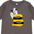thumbnail image 4 of Inktastic Cute Bee Initial B Boys or Girls Long Sleeve Toddler T-Shirt, 4 of 5
