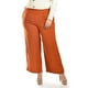 thumbnail image 2 of Pantalon de pierna ancha Roman Fashion /Tallas Extras, 9202 (Chedron) naranja oscuro 42, 2 of 7
