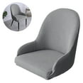 thumbnail image 2 of Washable Upholstered Arm Dining Chair with Nailed Trim Protector for Dining Living Room,Light Grey, 2 of 8