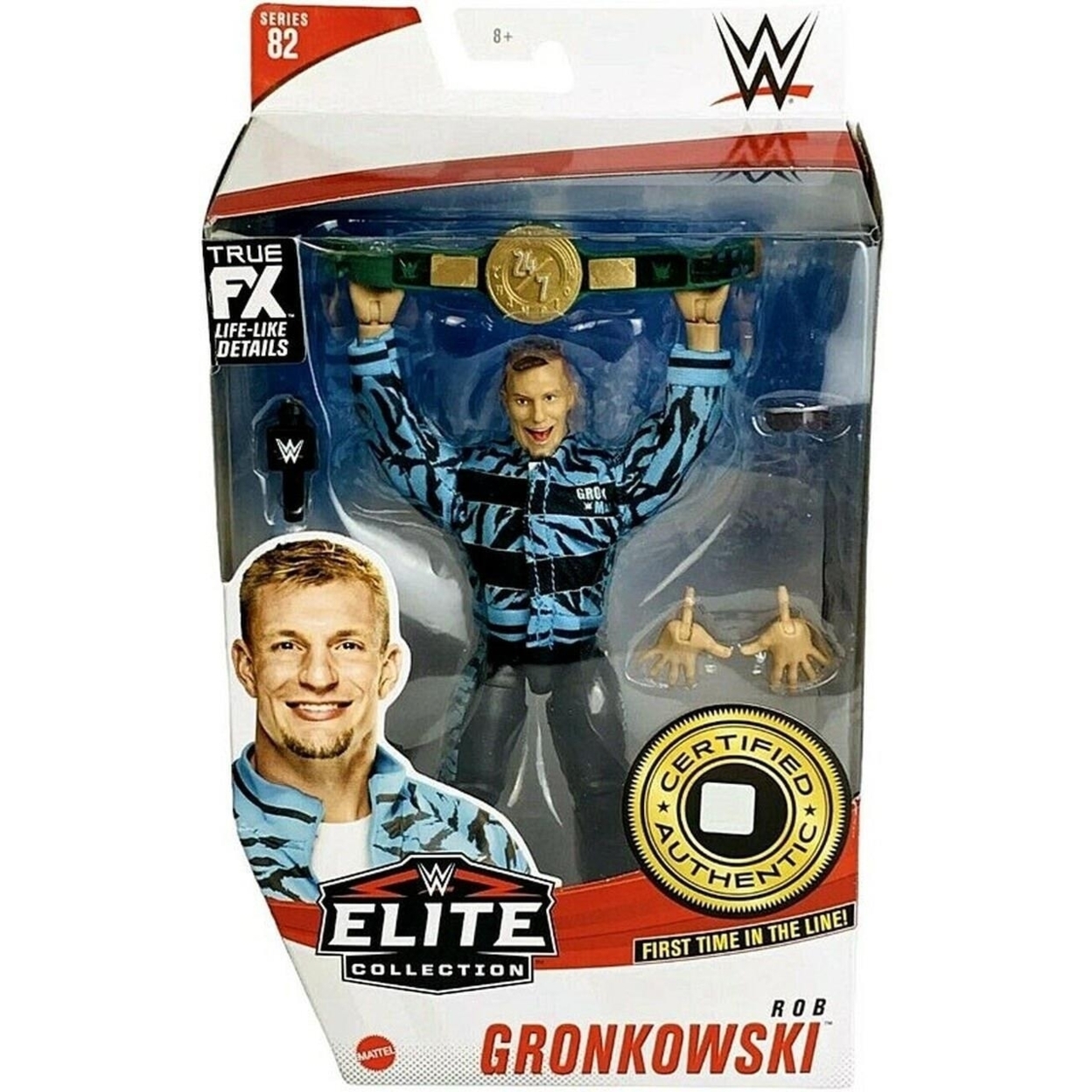 WWE Rob Gronkowski Elite Collection Action Figure with Accessories - image 2 of 7
