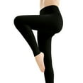 thumbnail image 4 of Roncen Women's Thermal Leggings, Slim Fit Warm Winter Tights, Solid Color Base Layer Pants for Cold Weather, 4 of 6