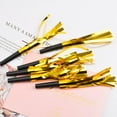 thumbnail image 4 of Glitter Metallic Fringed Noise Maker, 36 Pcs Gold Blowouts Whistles Musical Noisemakers for Birthday Baby Shower New Year Party Favors Supplies, 4 of 6
