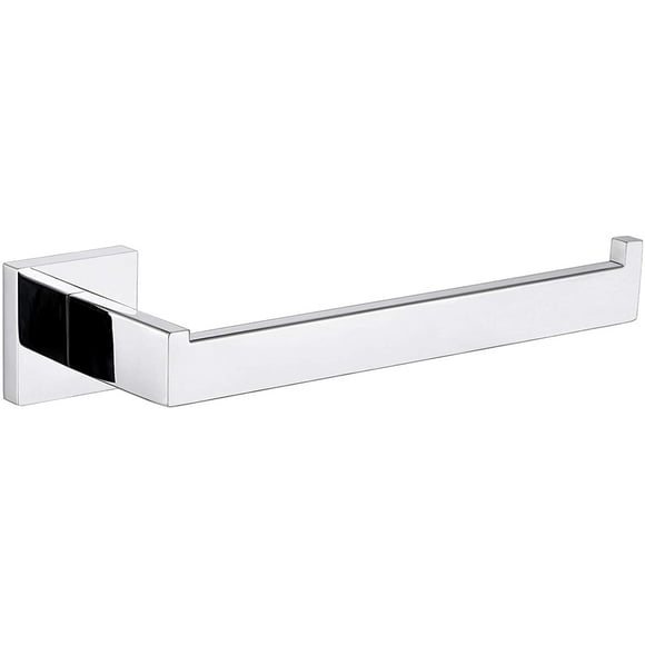 Bathroom Towel Holder 10.24", Angle Simple SUS304 Stainless Steel Hand Towel Rack, Open Arm Kitchen Towel Bar Wall Mount, Polished Chrome