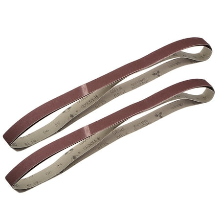 

1 x 42 (25mm x 1065mm) Sanding Belt 180 Grit Aluminum Oxide 4pcs