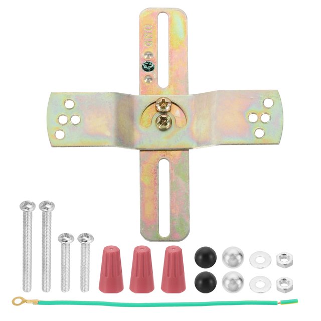 Unique Bargains 4' Barre Transversale Légère 1 Jeu Support de Montage en Forme de Croix 180 Rotation Luminaire Universel