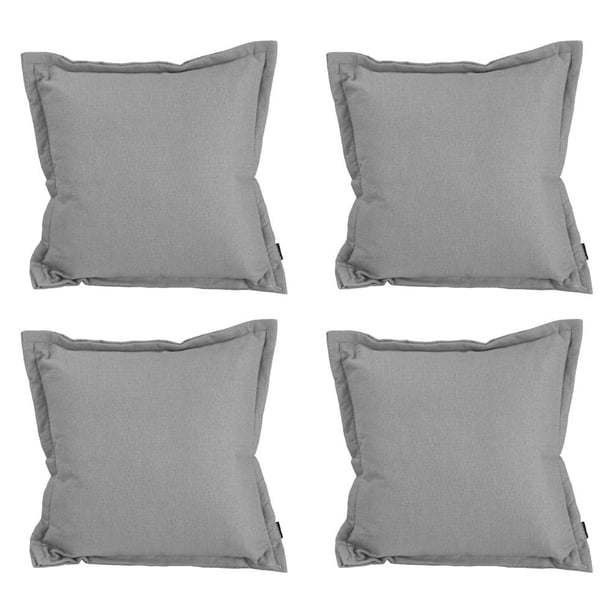 Cojin Decorativo Cuadrado Set de 4 Have Gris