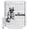 White, variant on Farmhouse Raccoon Bathroom Shower Curtains with 12 Hooks Polyester Waterproof Shower Curtain for Stalls and Bathtubs Country Grey Animals Retro Brown Decorative Bathroom Privacy Curtain 36x72 Inches