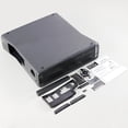 thumbnail image 3 of Carcasa de repuesto para consola Xbox 360 Slim, carcasa superior e inferior, cubierta completa para Xbox 360 Slim, color negro, con juego de botones, 3 of 4