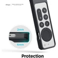 thumbnail image 5 of Siri Remote 2021 Case - elago R1 Case Compatible with 2021 Apple TV Siri Remote - Magnet Technology, Lanyard Included, Great Grip, Heavy Shock Absorption, Drop Protection [Black], 5 of 8