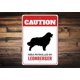 thumbnail image 1 of (Metal de aluminio) Letrero de advertencia para perros Leonberger Letreros de raza de perro para amantes de los Leonberger Regalo de Leonberger Letrero de puerta para perro con diseño de mamá, 1 of 4