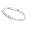thumbnail image 4 of Simple Little Heart Ring .925 Sterling Silver Thin Band Jewelry Female Male Unisex Size 8, 4 of 4