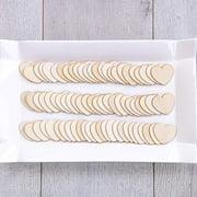 Kate Aspen Wooden Hearts for Guest Book (Set of 75) Wedding Guestbook Alternative Drop Box Hearts, Unfinished Wood Shapes for Crafts