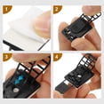 thumbnail image 5 of Uxcell 100Pack Adhesive Cable Clips, Adjustable Nylon Cable Cord  (Black, 110mm/4.33"), 5 of 6