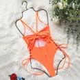 thumbnail image 5 of Women's One-Piece Swimwear Orange M, 5 of 7