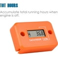 thumbnail image 3 of Runleader Motorcycle Engine Tach Hour Meter TOT Hours Accumulate Digital RPM HM012 Waterproof, 3 of 7