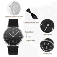 thumbnail image 4 of A ALPS Woman Watches Simple Watch for Woman Analog Ultra Thin Minimalist Wristwatches with Silicone Strap Gifts for Women, 4 of 8