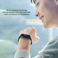 thumbnail image 3 of bedienty Smart Bracelet M6 Lightweight Pressure Sports Fitness Wristband Quick-release Smartwatches for Men Red 3Set, 3 of 6
