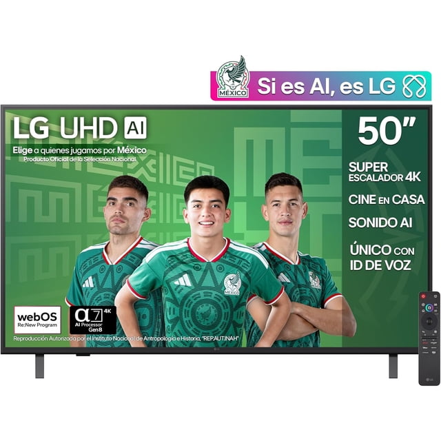 Smart TV LG 50” UA7000 Series 4K UHD LED AI 2025 webOS WiFi Integrado