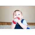 thumbnail image 4 of Nuby Baby Teething Mitten with Hygienic Travel Bag, Blue Penguin, 4 of 4